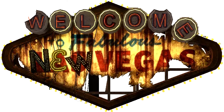 Fallout New Vegas Logo Png 5 Image Welcome To New Vegas Fallout New Vegas Logo