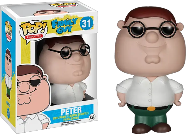Family Guy Peter Griffin Pop Vinyl Figure Family Guy Funko Pop Png Family Guy Transparent