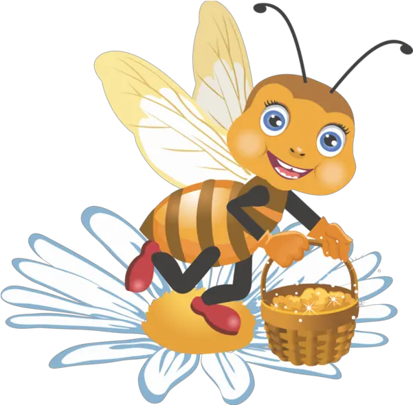 Download Bee Clipart Milk And Honey My Flying Cartoon Insects Png Bee Clipart Png