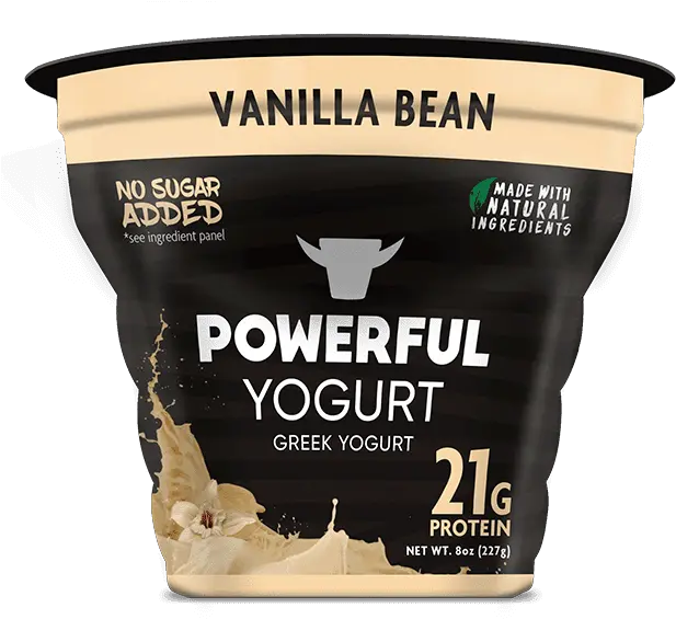 Vanilla Bean Yogurt Powerful High Protein Foods Powerful Yogurt Png Vanilla Bean Png