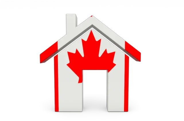 Home Icon Illustration Of Flag Canada House Icon Png Canada Canada Icon