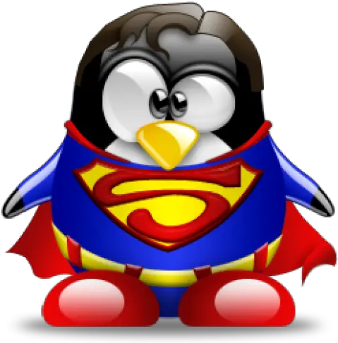 Tux Supermanpng Roblox Linux Tux Superhéroe Superman Png