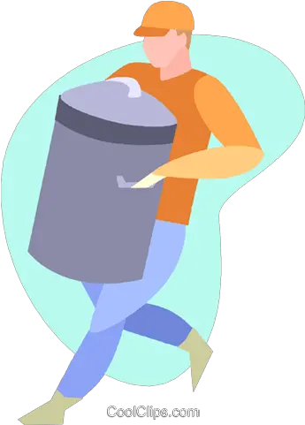 Garbage Man Royalty Free Vector Clip Art Illustration Illustration Png Garbage Png