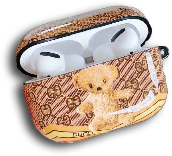 Gucci Bear Airpods Cases Airpods Png Airpods Transparent Png