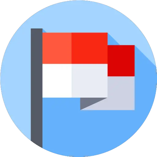 Indonesia Free Flags Icons Vertical Png Indo Icon