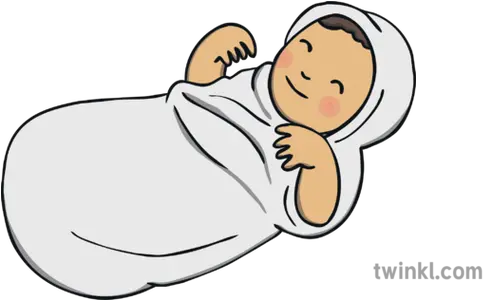 Ks1 Baby Jesus Illustration Baby Sleeping Png Baby Jesus Png