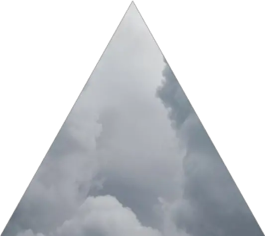 Download Ftestickers Triangle Cloud Mysterious Geometric Cumulus Png Cloud Shape Png