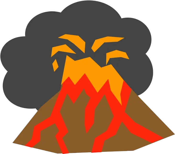Symbol Clipart Volcano Illustration Png Download Full Volcano Erupting Clipart Png Volcano Icon Png