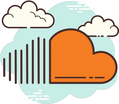 Soundcloud Icon In Cloud Style Vertical Png Soundcloud Icon