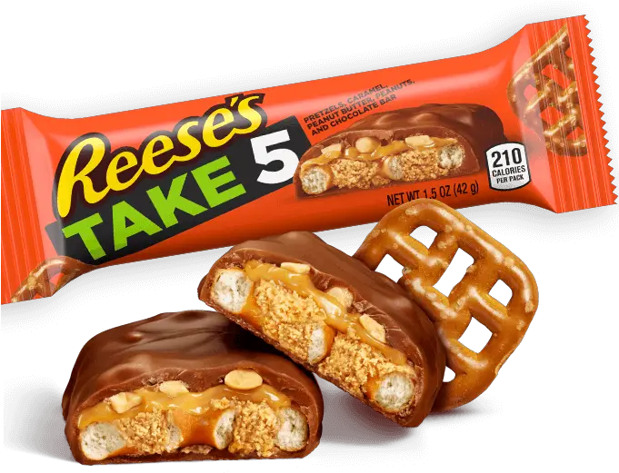 Reeses Take 5 Bars Take 5 Candy Bar Png Reeses Pieces Logo