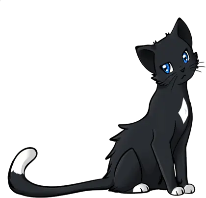 Anime Cat Png Image Anime Black And White Cat Anime Cat Png