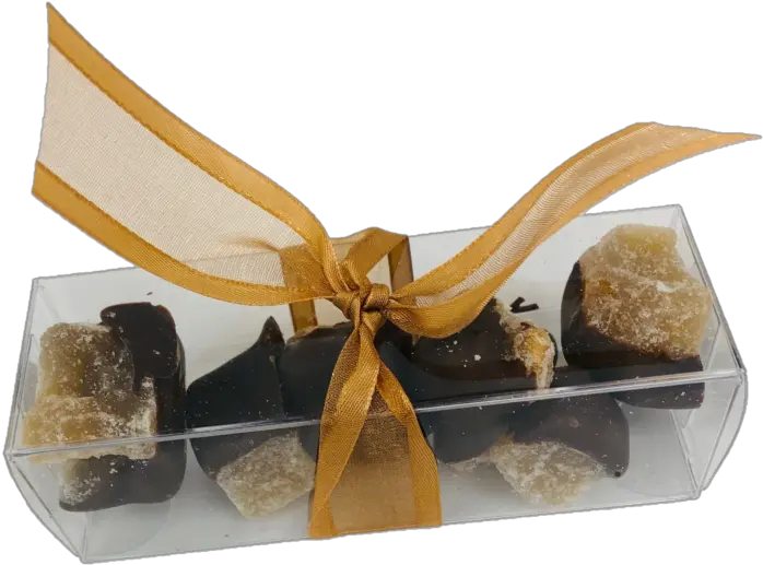 Candied Ginger Coated In Dark Chocolate 65 G U2014 Rockcoast Chocolate Bar Png Ginger Png