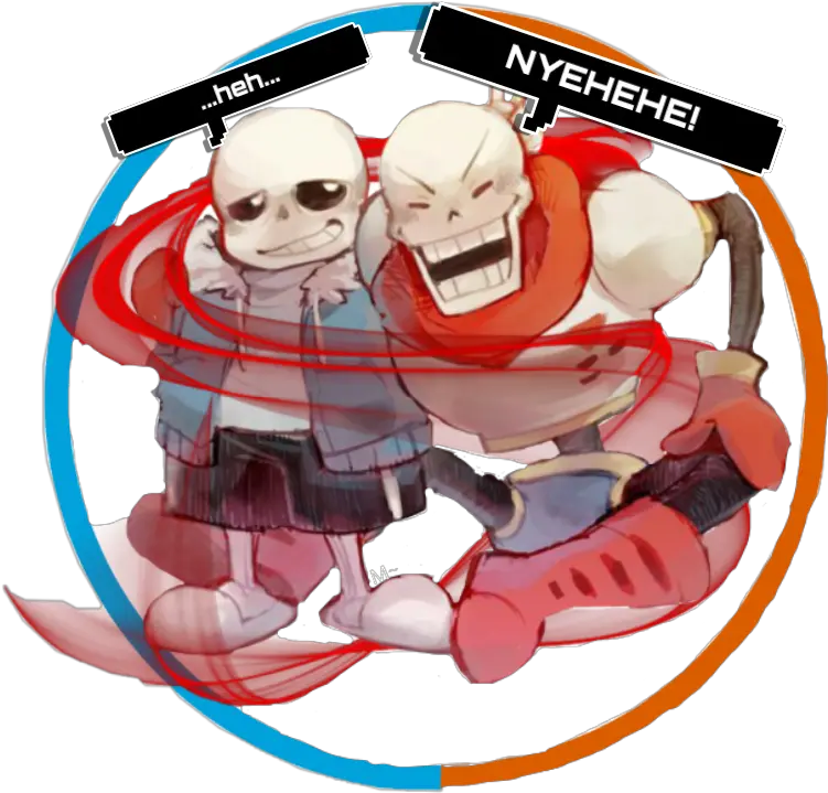 Download Hd Undertale Papyrus Sans Fanart Undertale Sans And Papyrus Png Undertale Papyrus Png