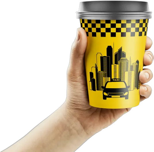 Custom Paper Cups With Hand Png Paper Cup Png