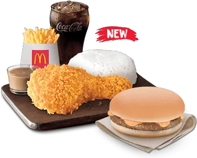 Mcdonaldu0027s Delivery Mcdo Meal Png Burger And Fries Png