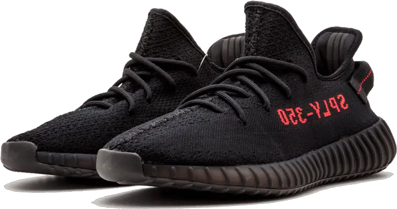 Download Hd Yeezy Boost 350 V2 Yeezy Boost 350 V2 Black Red Png Yeezy Png