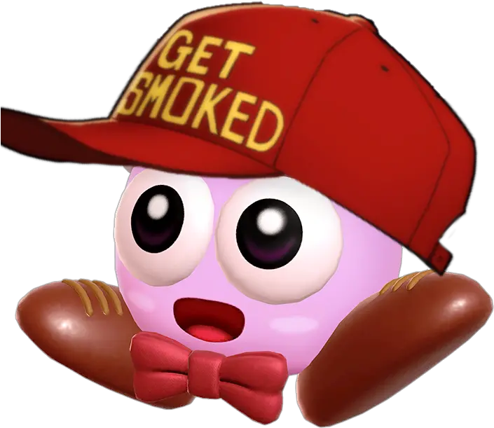 Kirby Cartoon Png Get Smoked Hat Png