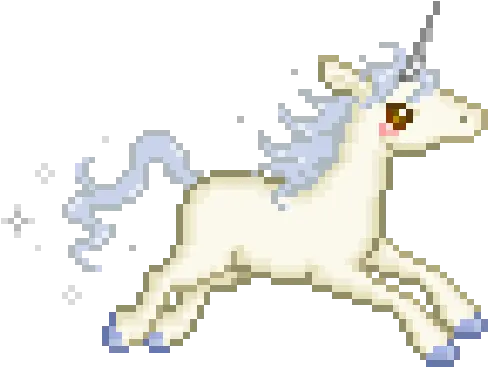 Piccollage Pixel Art Unicorn Gif Png Kawaii Transparent Gif