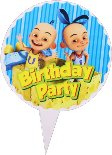 Ui Birthday Cupcake Topper Set 1 30 Pcs Rtc Happy Birthday Upin Ipin Png Birthday Cupcake Png