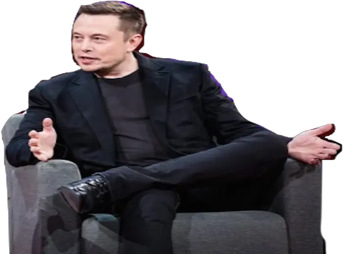 Elon Musk Sitting Png Elon Musk Png