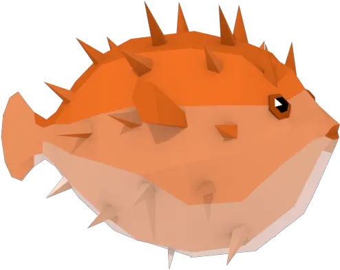 Lowpoly Colurful Reef Fishes Fugu Png Part 1 Png