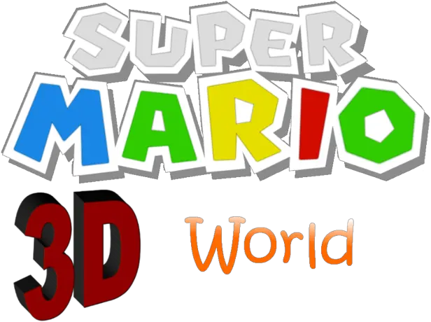 Download Super Mario 3d World Logo Clip Art Png Mario Logo Png