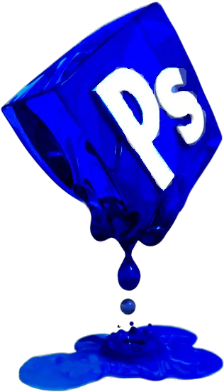 Dripping Photoshop Logo Psd Official Psds Adobe Ps Png Photoshop Logo Png