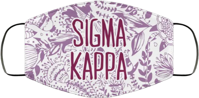 Sigma Kappa Face Mask For Teen Png Kappa Face Png