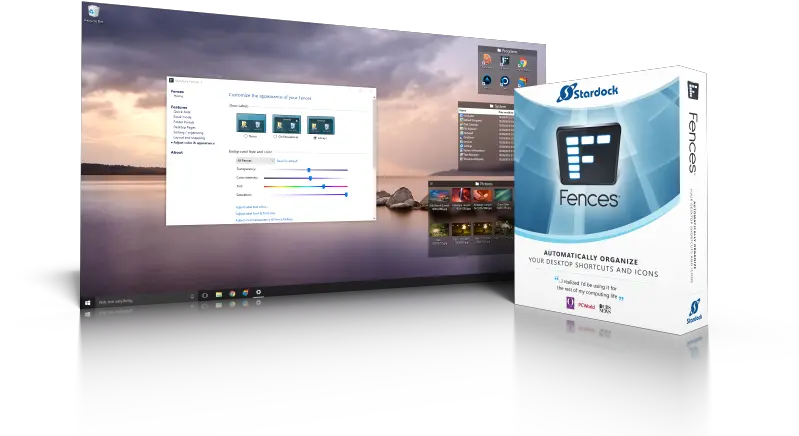 Fences Horizontal Png Desktop Icon Organizer