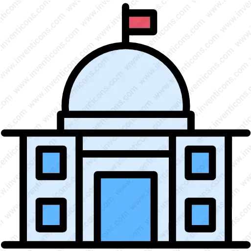 Download City Hall Vector Icon Inventicons Vertical Png Town Hall Icon