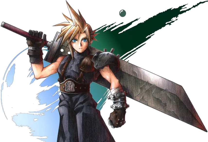 Final Fantasy Vii Final Fantasy 7 Cloud Png Cloud Strife Transparent