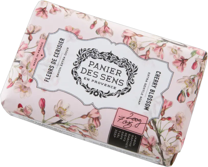 Cherry Blossom Soap Panier Des Sens Shea Butter Soap Png Cherry Blossom Petals Png