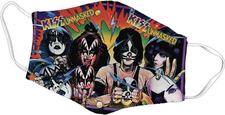 Kiss Face Masks Kiss Band Face Mask Png Robin Mask Png