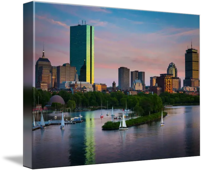 Boston Skyline Png Charles River Boston Skyline Png