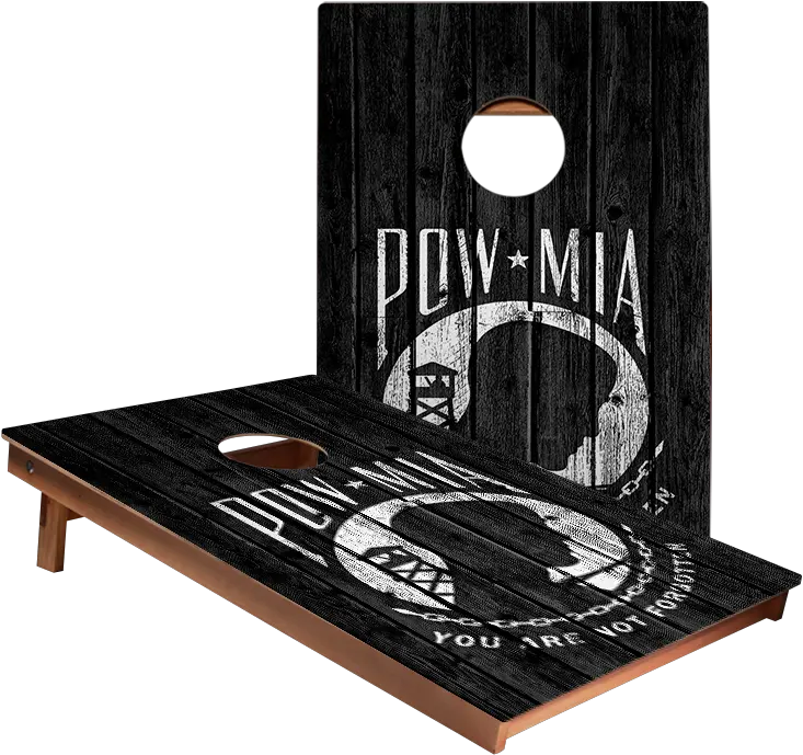 Dale Pow Mia Recreation Cornhole Boards Cornhole Png Pow Mia Logo