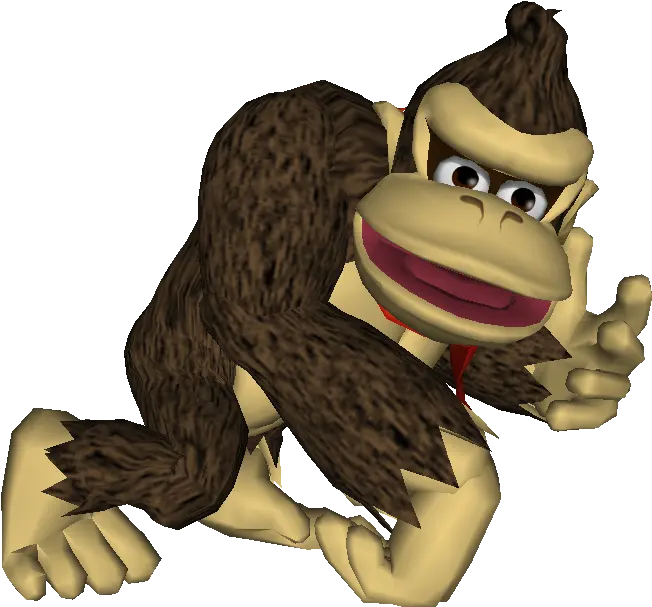 Gamecube Melee Donkey Kong Model Png Super Smash Bros Melee Icon