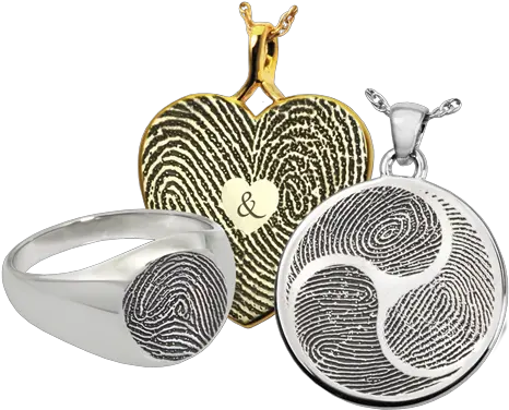 Fingerprint Memorial Jewelry Necklace Cremation Fingerprint Memorial Jewelry Png Thumb Print Png