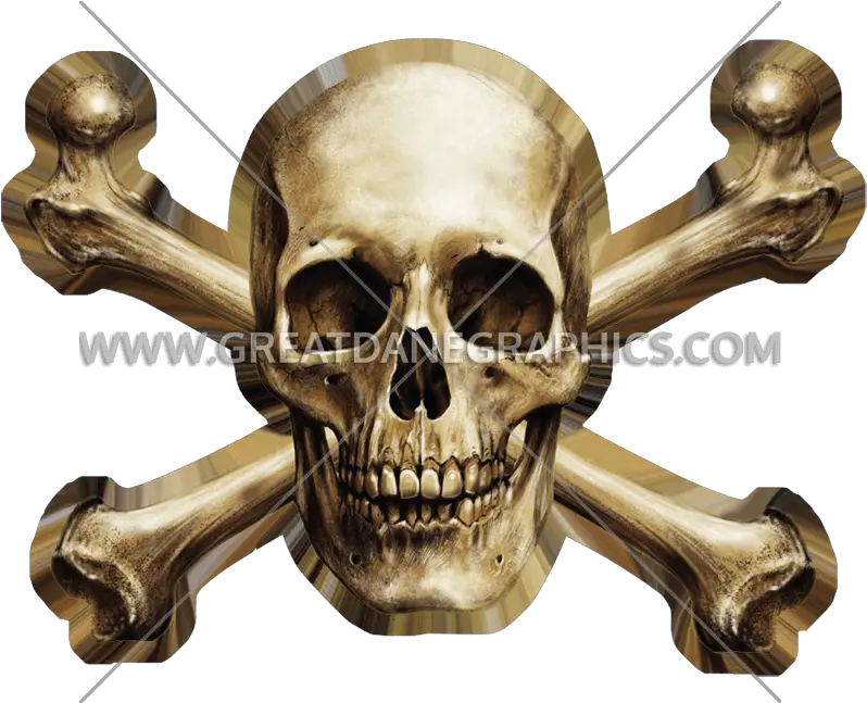 Skull U0026 Cross Bones Production Ready Artwork For T Shirt Sticker Png Skull And Crossbones Png