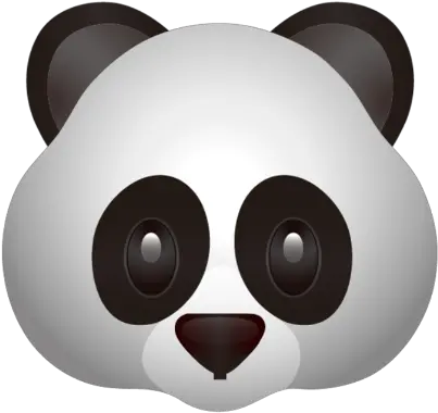 Emoji Emojipanda Panda Pandaemoji Emot Panda Iphone Di Transparan Png Panda Emoji Png