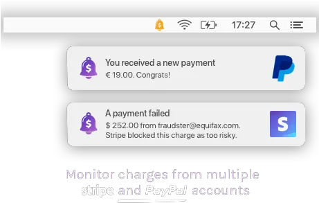 Cashnotify U2014 Payment Notifications App For Stripe And Paypal Paypal Notifications Png Paypal Logos