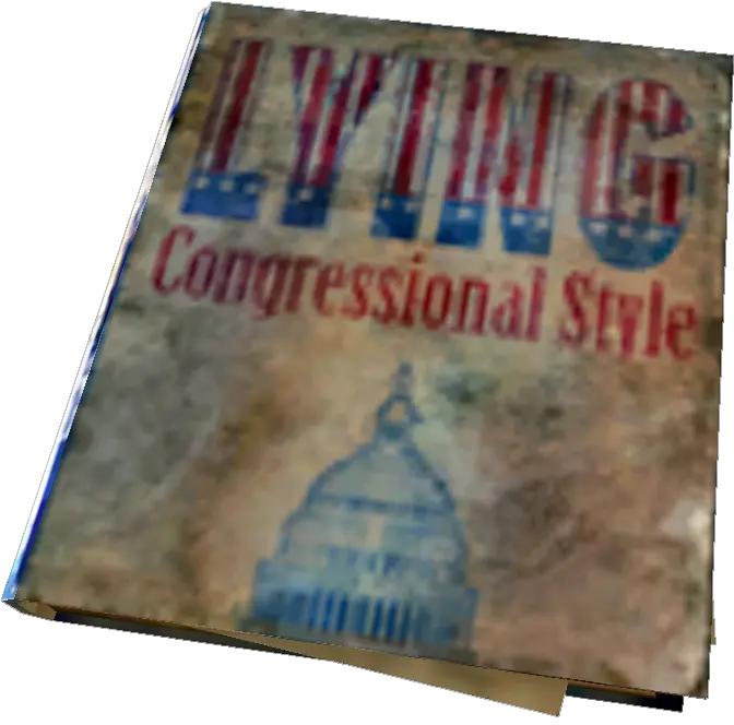 Lying Congressional Style Fallout New Vegas Fallout Skill Books Png Lie Icon