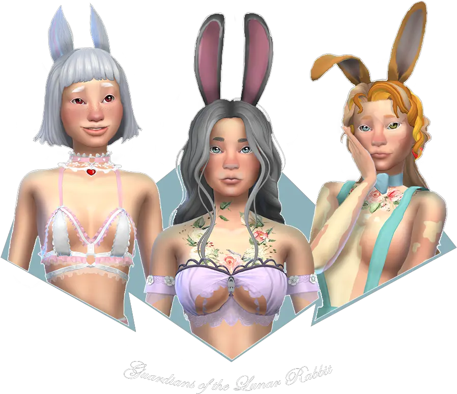 Guardians Of The Lunar Rabbit The Sims 4 Sims Loverslab For Women Png Sims 4 No Wrench Icon