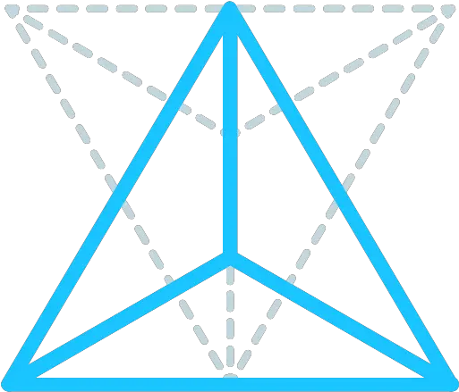 Tetrahedron Png Sacred Geo Icon Transparent