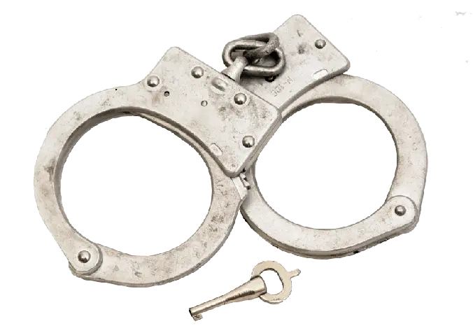 Download Hd Handcuffs Transparent Png Image Nicepngcom Circle Handcuffs Transparent Background