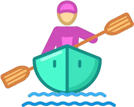 Kayaking Sport Games Fun Activity Emoji Icons Household Cleaning Supply Png Oar Icon