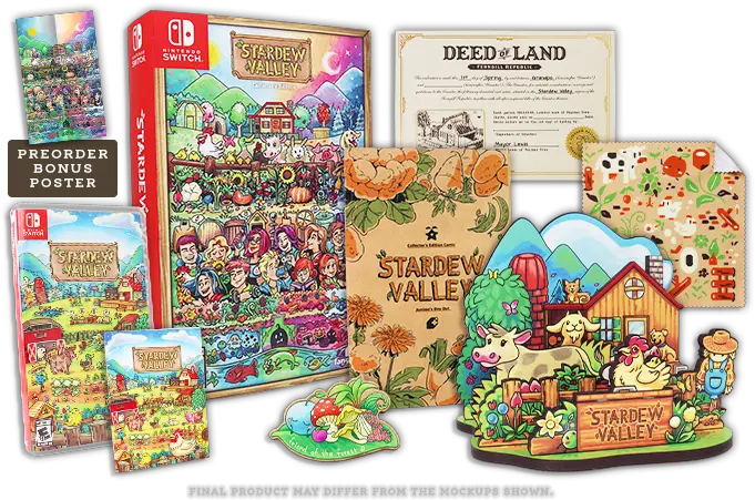 Stardew Valley Collectors Edition Stardew Valley Edition Png Stardew Valley Png