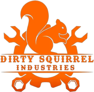 Logo Poster U2013 Dirty Squirrel Industries Fox Squirrel Png Squirrel Logo