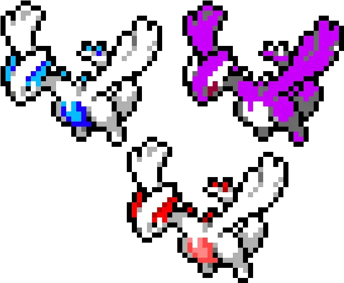 Lugia Pixel Art Pokemon Lugia Png Lugia Png