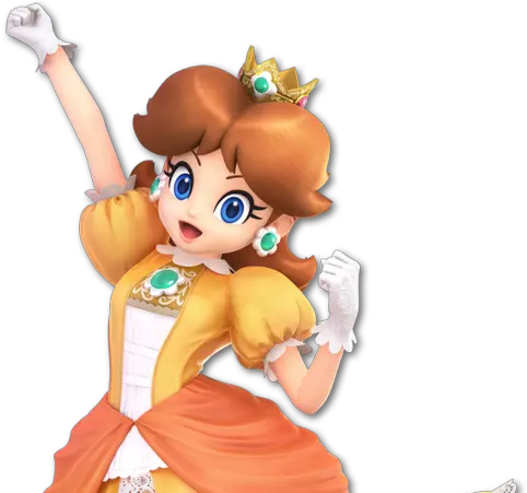 Make Princess Daisy A Fighter With Her Daisy Mario White Wash Png Princess Daisy Png