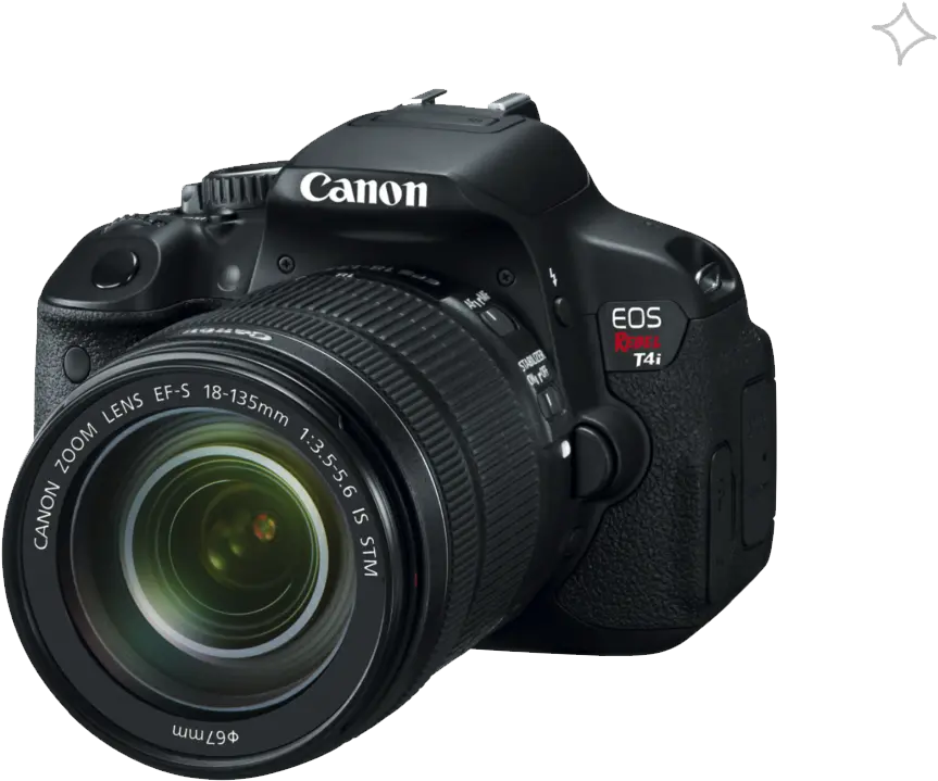 Download Digital Slr Camera Png Hd For Canon T4 Photo Camera Png